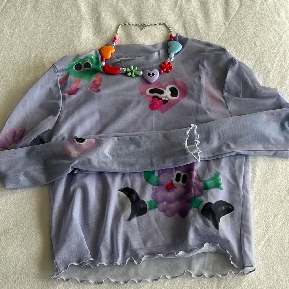 Set of 2 tops + necklace-Eva Cremers/ H&M collab